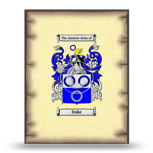Doke Coat of Arms Print