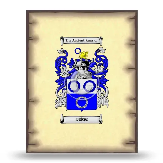 Dokes Coat of Arms Print