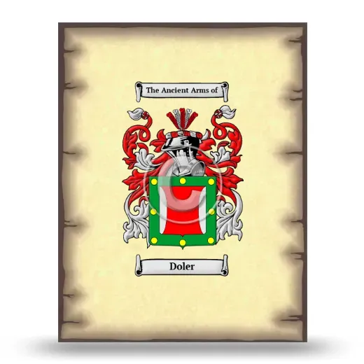 Doler Coat of Arms Print