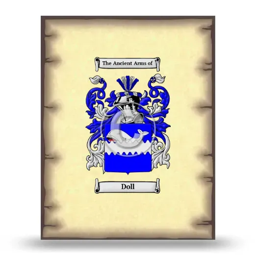 Doll Coat of Arms Print