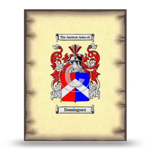Dominguez Coat of Arms Print