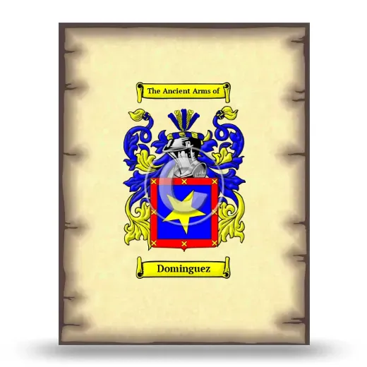 Dominguez Coat of Arms Print