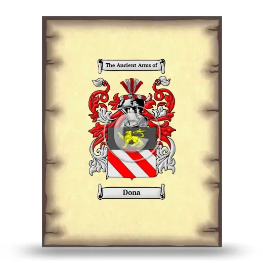 Dona Coat of Arms Print