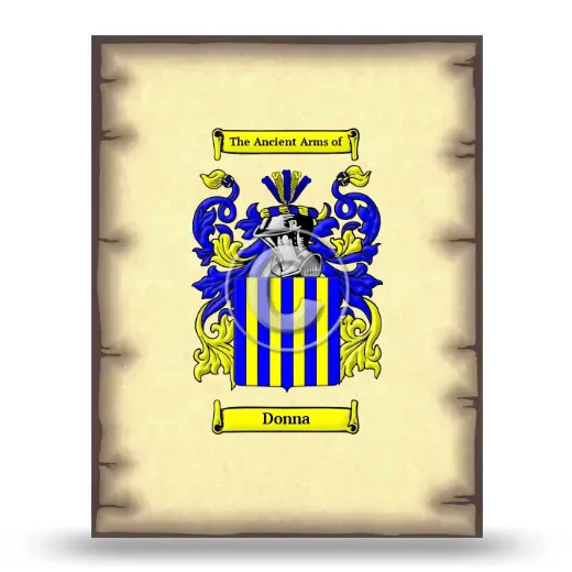 Donna Coat of Arms Print