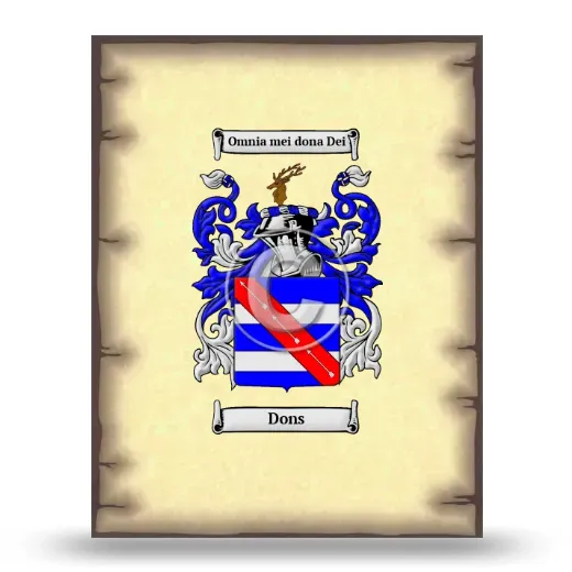 Dons Coat of Arms Print