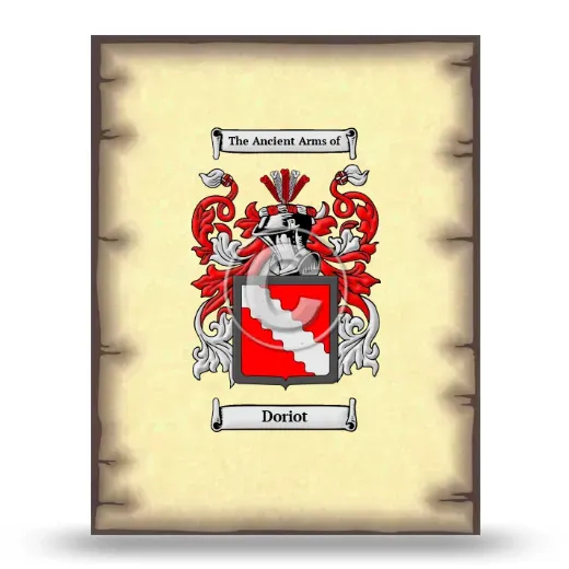 Doriot Coat of Arms Print