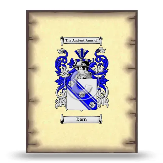 Dorn Coat of Arms Print