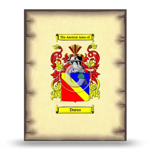 Dorso Coat of Arms Print