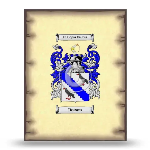 Dotson Coat of Arms Print