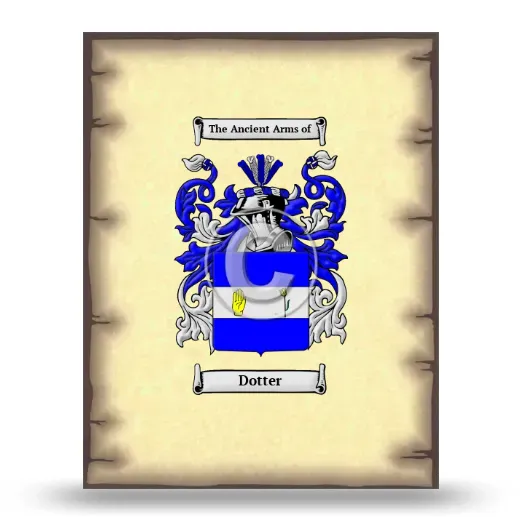 Dotter Coat of Arms Print
