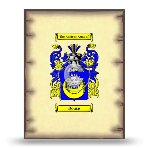 Douse Coat of Arms Print