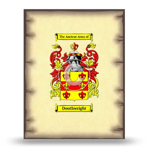 Douthwright Coat of Arms Print