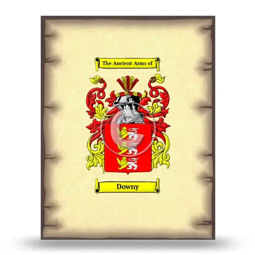 Downy Coat of Arms Print