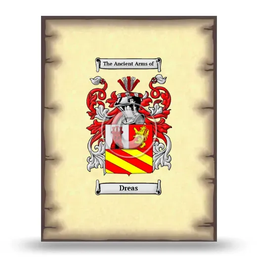 Dreas Coat of Arms Print