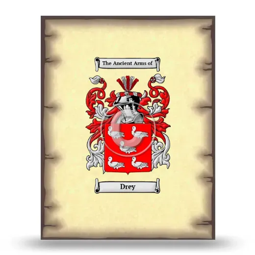 Drey Coat of Arms Print