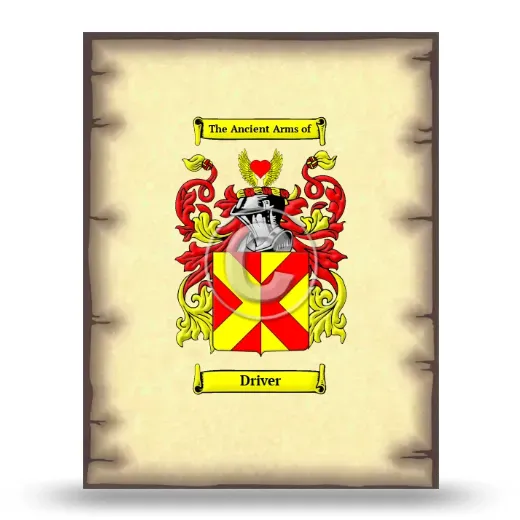 Driver Coat of Arms Print
