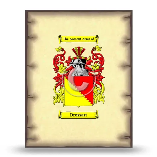 Drossart Coat of Arms Print