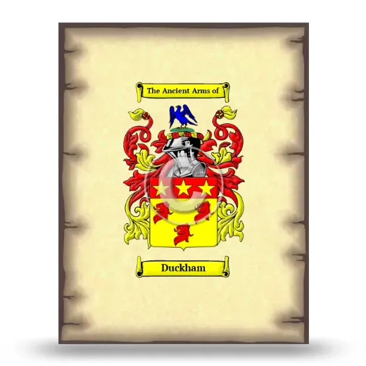 Duckham Coat of Arms Print