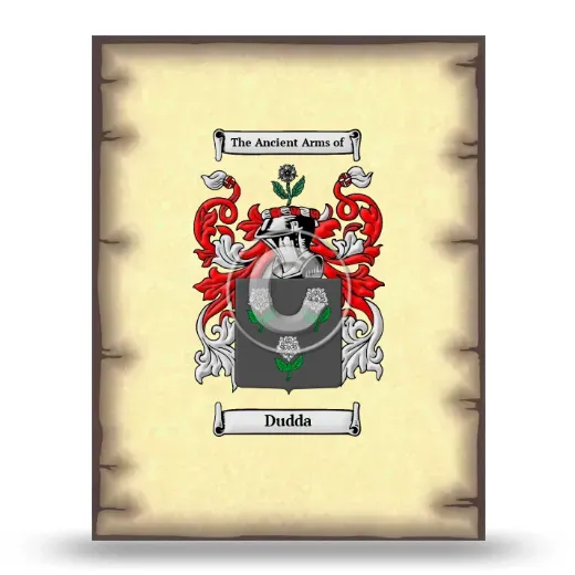 Dudda Coat of Arms Print