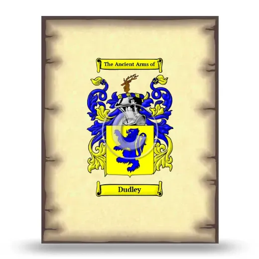 Dudley Coat of Arms Print