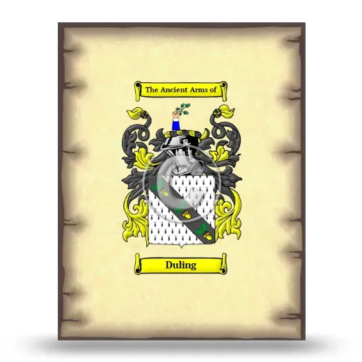 Duling Coat of Arms Print