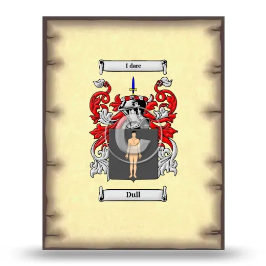 Dull Coat of Arms Print