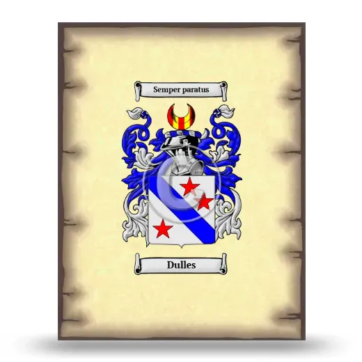 Dulles Coat of Arms Print