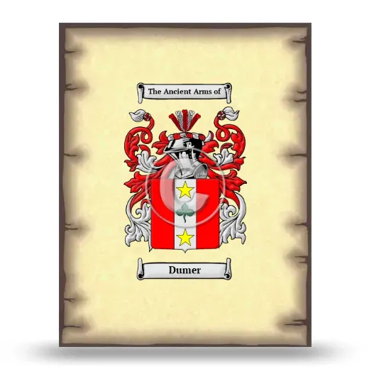 Dumer Coat of Arms Print