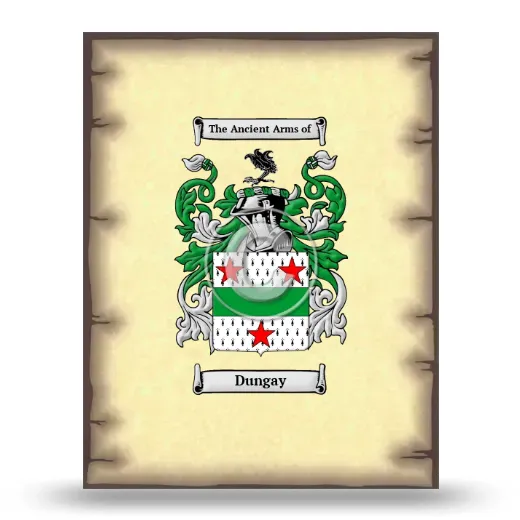 Dungay Coat of Arms Print