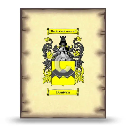 Dunivan Coat of Arms Print