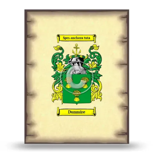 Dunmire Coat of Arms Print
