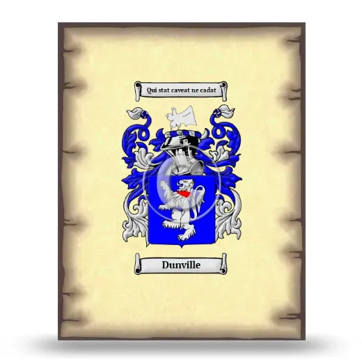 Dunville Coat of Arms Print