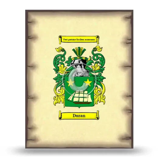 Duran Coat of Arms Print