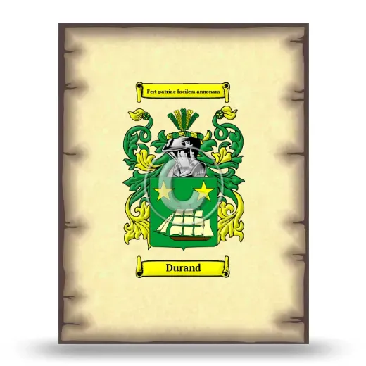 Durand Coat of Arms Print