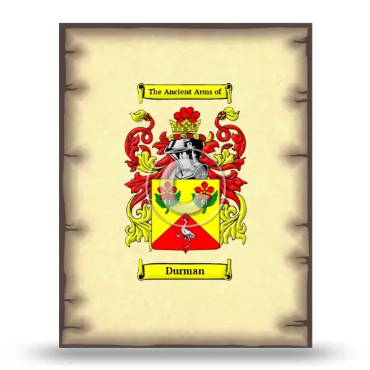 Durman Coat of Arms Print