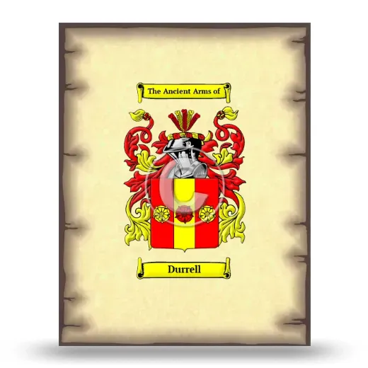 Durrell Coat of Arms Print