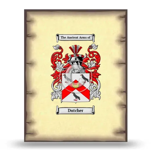 Dutcher Coat of Arms Print