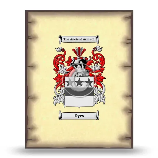 Dyes Coat of Arms Print