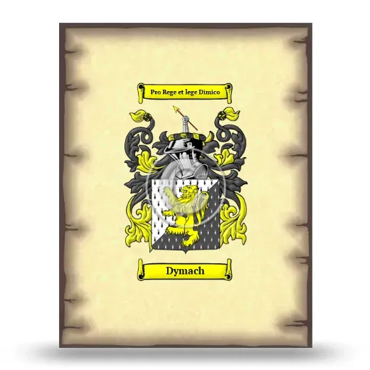 Dymach Coat of Arms Print