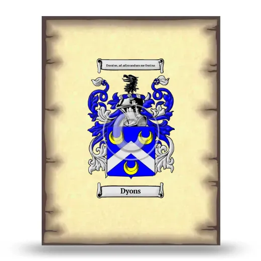 Dyons Coat of Arms Print