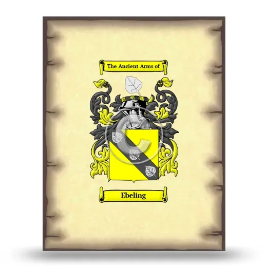 Ebeling Coat of Arms Print