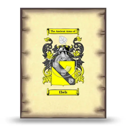 Ebels Coat of Arms Print