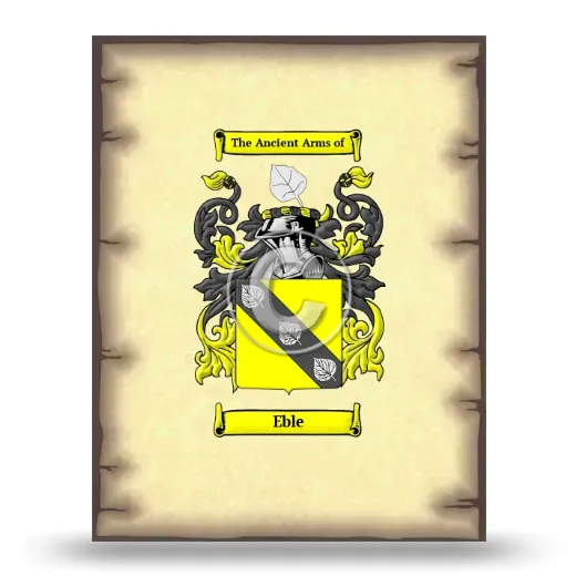 Eble Coat of Arms Print