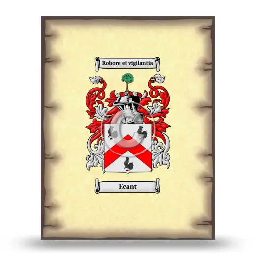 Ecant Coat of Arms Print