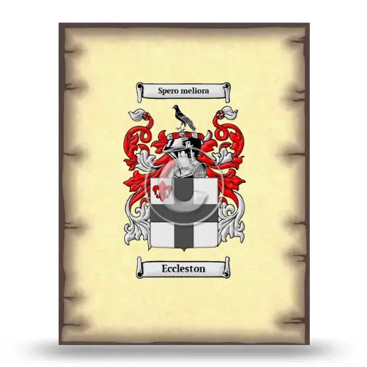 Eccleston Coat of Arms Print