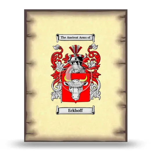 Eckhoff Coat of Arms Print