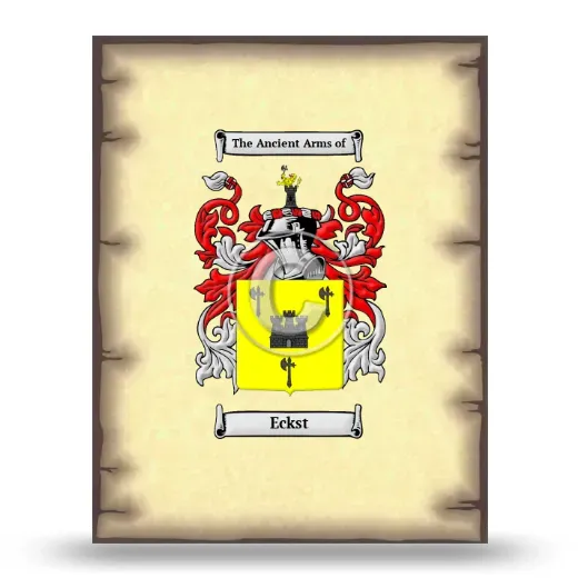 Eckst Coat of Arms Print