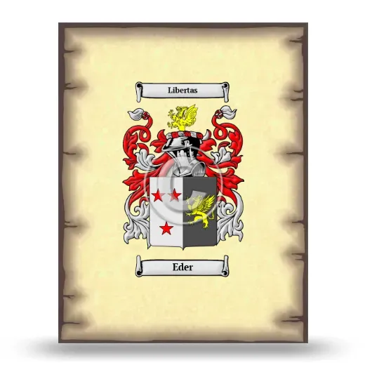 Eder Coat of Arms Print
