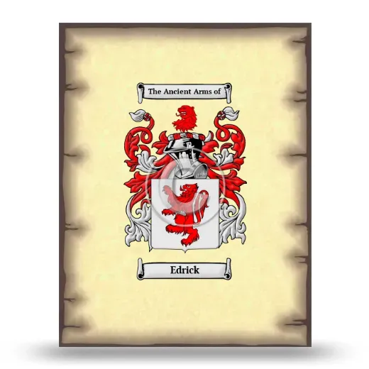 Edrick Coat of Arms Print