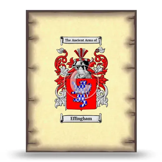 Effingham Coat of Arms Print